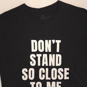 The Police Don't Stand so Close To Me Band Graphic Shirt Adult Mens Size L Black